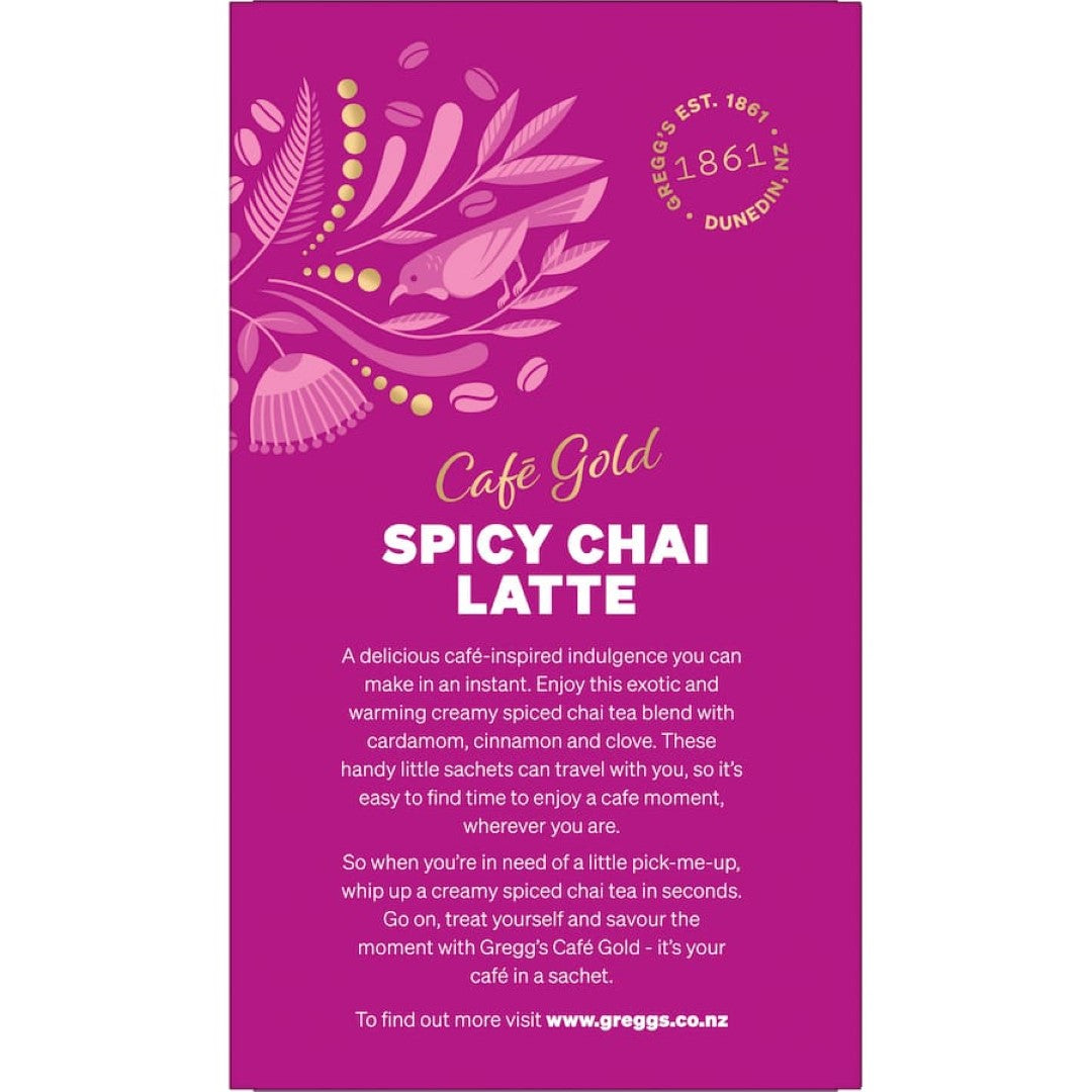 Gregg's Chai Latte Spicy