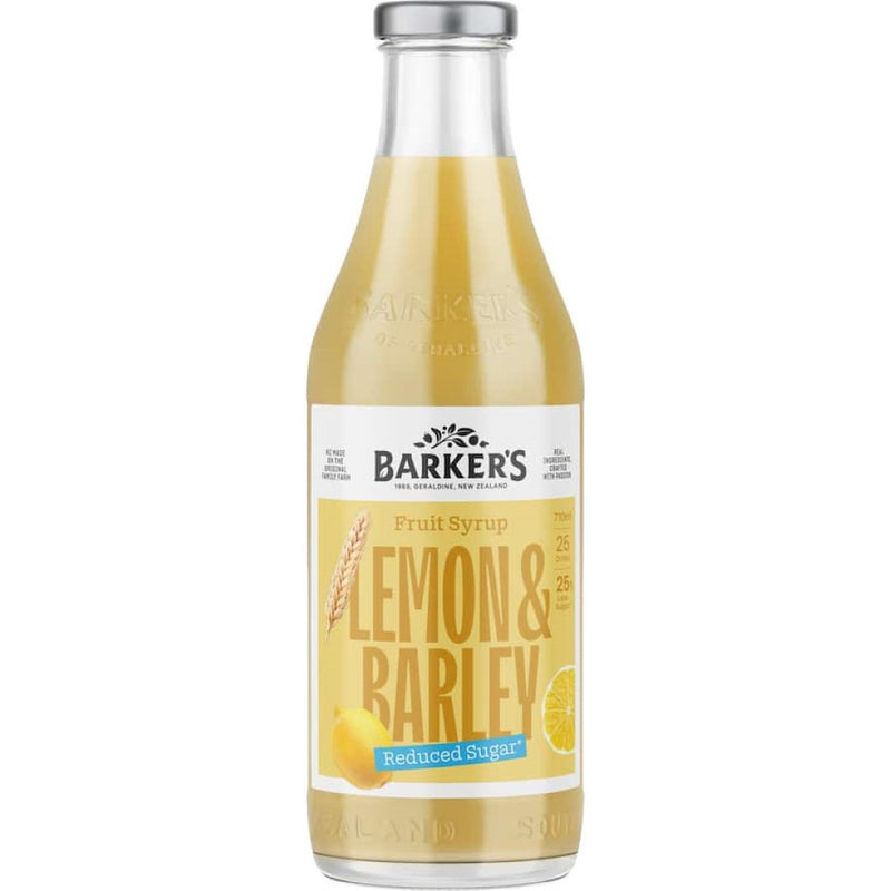 Barkers Fruit Syrup Lite Lemon & Barley