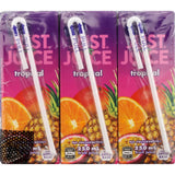 Tropical fruit juice in a 250ml bottle, offering refreshing hydration with natural sweetness and no artificial colors.