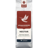 Fair Trade Organic Espresso Grind Coffee featuring nutty flavors, medium roast, and hand-blended specialty-grade beans.