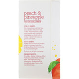 A flavorful blend of peach and pineapple fruit tea, 99.9% sugar-free and naturally caffeine-free, eco-friendly teabag.