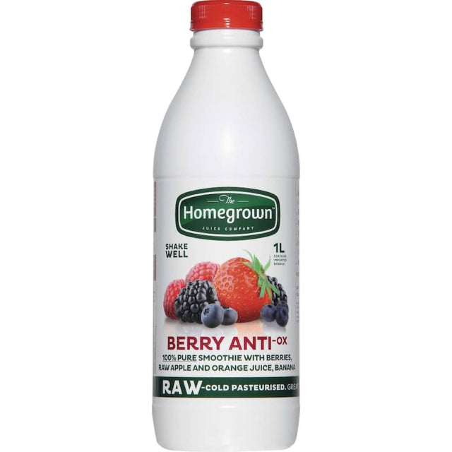 Homegrown Fruit Drink Berry Smoothie with fresh berries, perfect for health-conscious individuals seeking flavor and nutrition.