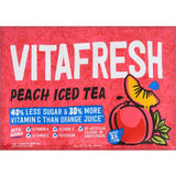 Vitafresh Peach Ice Tea sachet drink mix, 150g, low sugar, high vitamin C, easy to prepare and perfect for on-the-go hydration.