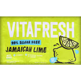 Vitafresh 99% Sugar Free Jamaican Lime drink mix sachets, tangy and refreshing with Vitamin C, perfect for hydration.