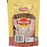 Moccona French Style Instant Coffee pouch, showcasing smooth, silky flavors and eco-friendly packaging for coffee lovers.