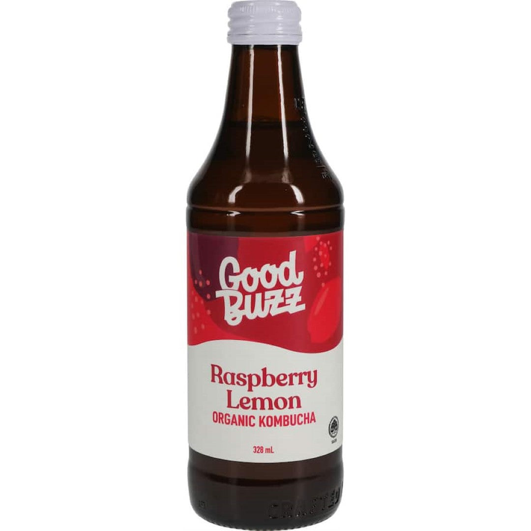 Good Buzz Kombucha Raspberry Lemon