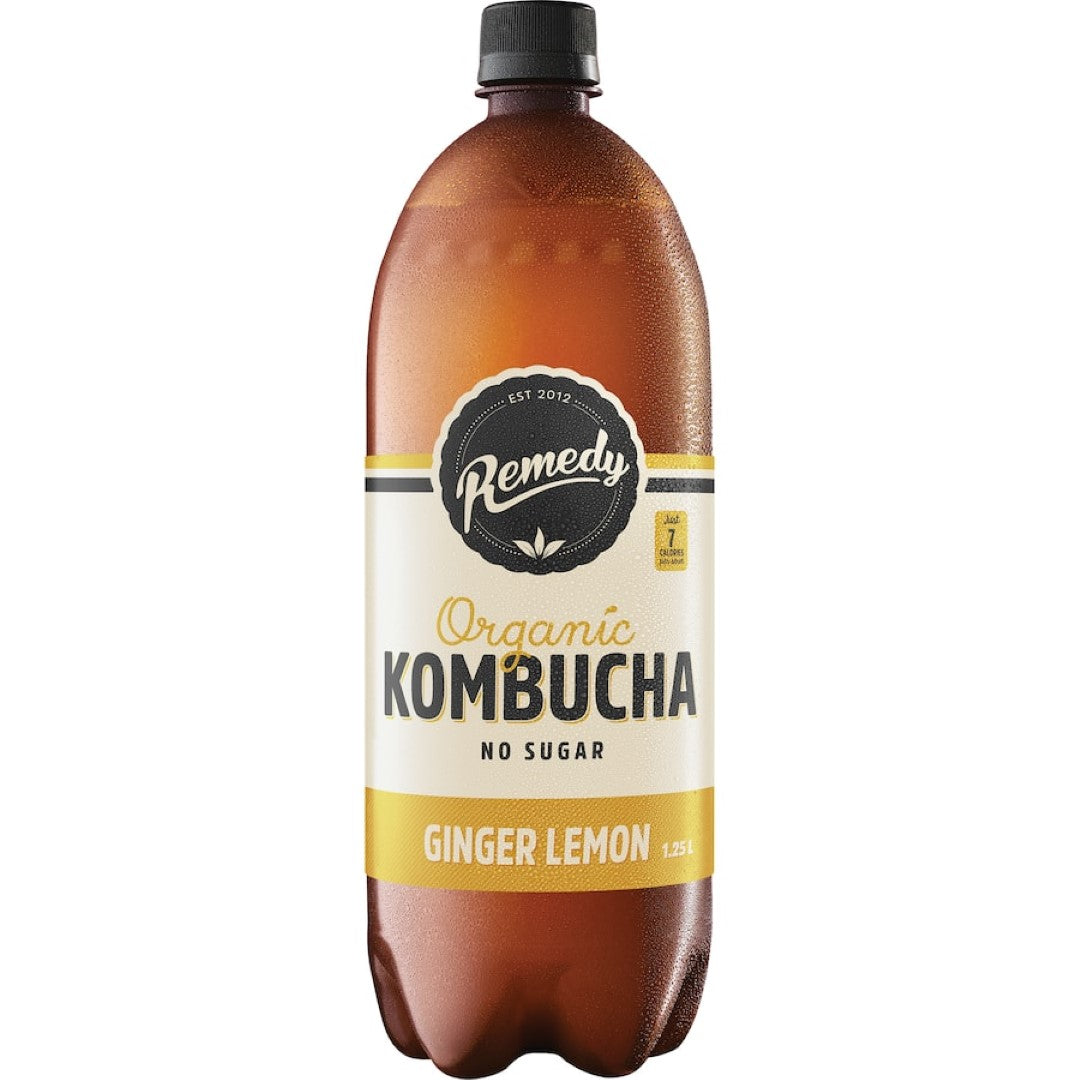 Remedy Kombucha Ginger Lemon 1.25L