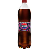 Can of Pepsi Max Raspberry Cola, sugar-free soda with classic cola taste and a burst of raspberry flavor, perfect for any occasion.