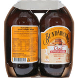 Bottle of Bundaberg Diet Ginger Beer, highlighting its flavors from real ginger and low-calorie refreshing taste.