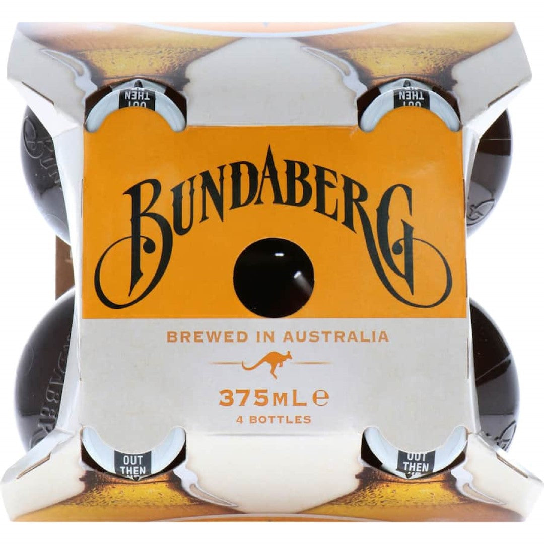 Bundaberg Diet Ginger Beer, a low-calorie drink with real ginger pieces for bold flavor and refreshing taste.