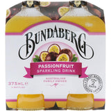 Sparkling Passionfruit soft drink from Bundaberg, crafted with real fruit for an authentic and refreshing flavor experience.