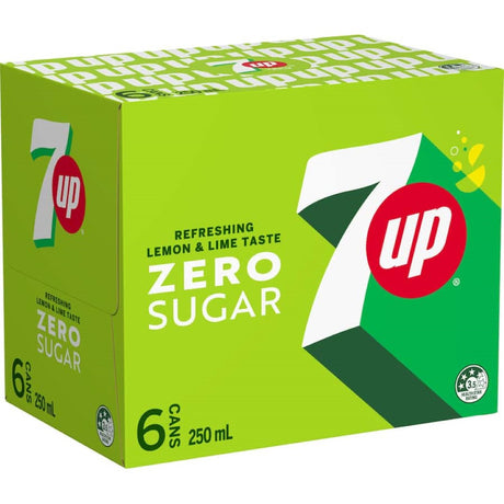 7up Soft Drinks Zero Sugar offers classic lemon-lime flavor in a refreshing, sugar-free beverage.