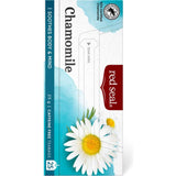 A soothing cup of Red Seal Herbal Tea Chamomile, crafted from high-quality chamomile flowers for relaxation and tranquility.