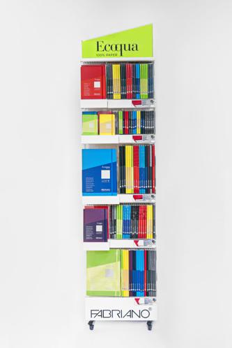 Fabriano Ecoqua Plus Fabric Bound - 90GSM Blank 9X14CM Lime 80 Sheets