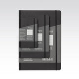 Fabriano Ecoqua Plus Fabric Bound - 90GSM Blank 9X14CM Lime 80 Sheets