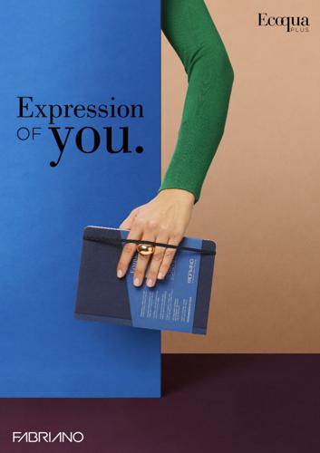 Fabriano Ecoqua Plus Fabric Bound - 90GSM Blank 9X14CM Lime 80 Sheets