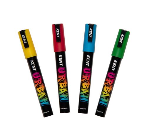 Kent Urban Acrylic Paint Marker Sets Medium - Icon Pack 4