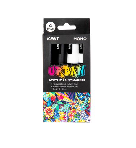 Kent Urban Acrylic Paint Marker Sets Medium - Classic Pack 8