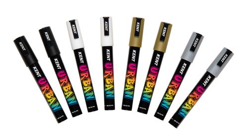 Kent Urban Acrylic Paint Marker Sets Medium - Classic Pack 8