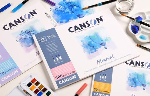 Canson Montval Watercolour Pads - 300gsm 18x25cm 12sht Cold Pressed