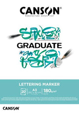 Canson Graduate Lettering Marker Pads - 180gsm A3 20sht