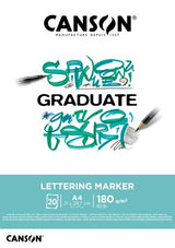 Canson Graduate Lettering Marker Pads - 180gsm A3 20sht