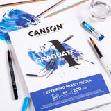 Canson Graduate Lettering Mixed Media Pads - 200gsm A3 20sht