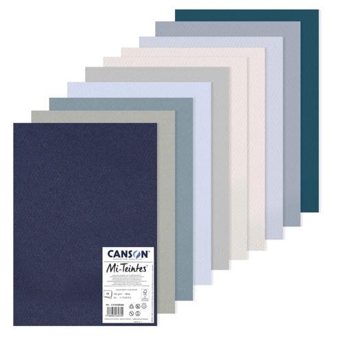 Canson Mi-Teintes Tonal Paper Packs - Grey Tones A3 20sht