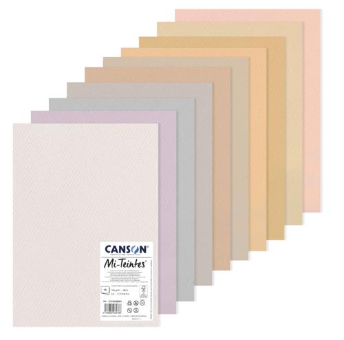 Canson Mi-Teintes Tonal Paper Packs - Warm Tones A3 20sht