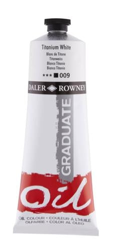 Daler Rowney Graduate Oil Colour 200ml - Titanium White
