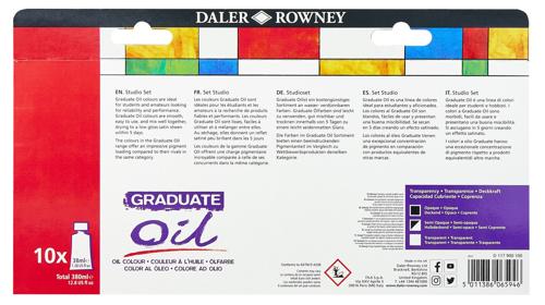 Daler Rowney Graduate Oil Colour Sets - Studio Set 10x38ml