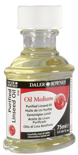 Daler Rowney Purified Linseed Oil - 75ml Purified Linseed Oil