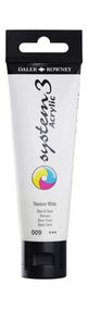 Daler Rowney System 3 Acrylic 59ml - Titanium White