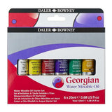 Daler Rowney Georgian Watermixable Oil Colour Sets - Starter Set 6 X 20ML