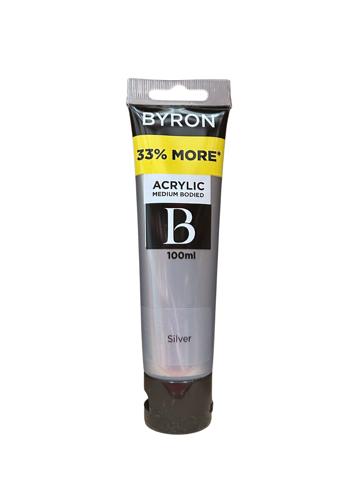 Byron Acrylic 100ml Bonus - Silver 100ml