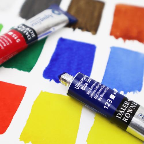 Daler Rowney Aquafine Watercolour 8ml - Burnt Sienna