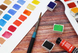Daler Rowney Aquafine Watercolour 8ml - Burnt Sienna