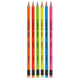 Lyra Neon Pencil With Eraser Class Set 96 - Neon Pencil Set HB 96
