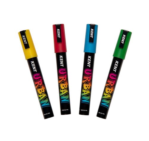 Kent Urban Acrylic Paint Marker Sets Fine - Icon Pack 4