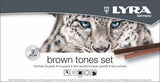 Lyra Square Pastel Tonal Sets - Brown Tones Set 12