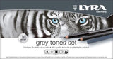 Lyra Square Pastel Tonal Sets - Grey Tones Set 12
