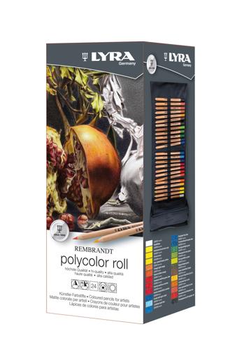 Lyra Polycolor Pencil Roll 24 - Roll Set 24