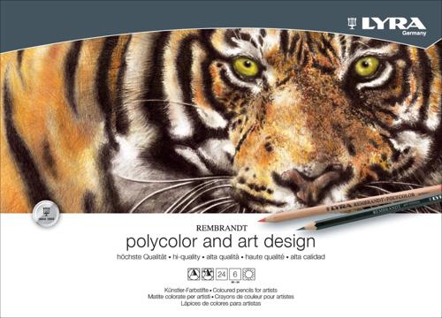 Lyra Polycolor & Art Design Wooden Box Set 30 - Polycolor And Art Design 30