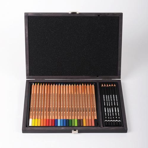Lyra Polycolor & Art Design Wooden Box Set 30 - Polycolor And Art Design 30