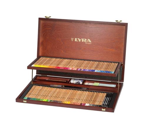 Lyra Aquarell 2 Shelf Wooden Box Set - 2 Shelf Wooden Box Set