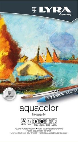 Lyra Aquacolour Water-Soluble Wax Pastel Sets - Set 12