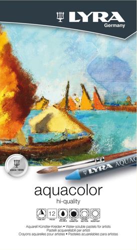 Lyra Aquacolour Water-Soluble Wax Pastel Sets - Set 24