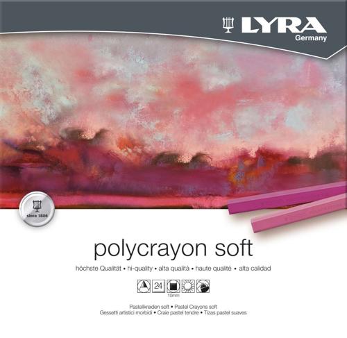 Lyra Polycrayon Soft Pastel Chalk Sets - Set 24