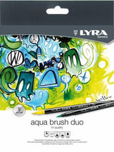 Lyra Aqua Brush Dual-Tip Brush Marker Sets - Set 24