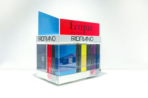 Fabriano Ecoqua Original Stapled - 90gsm Blank A5 Anthracite 40 Sheets